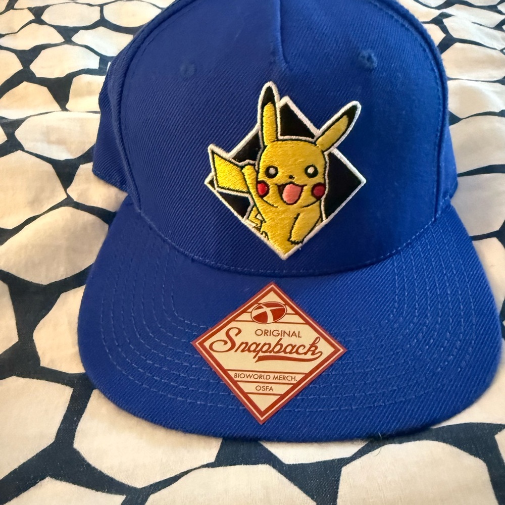 Hot Topic Blue Pokémon Snapback Hat